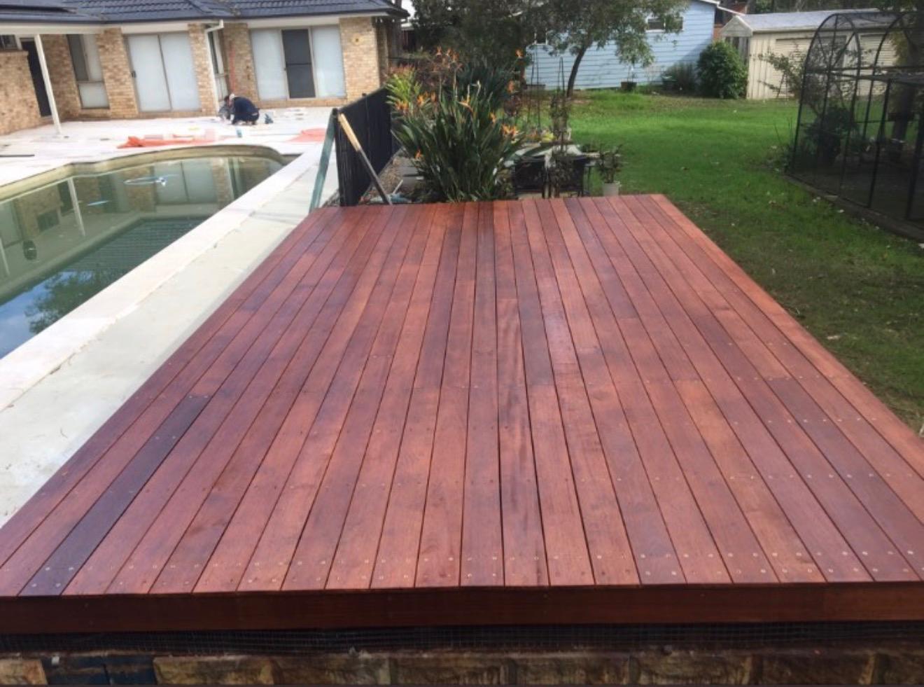 Outdoor area after project completion
