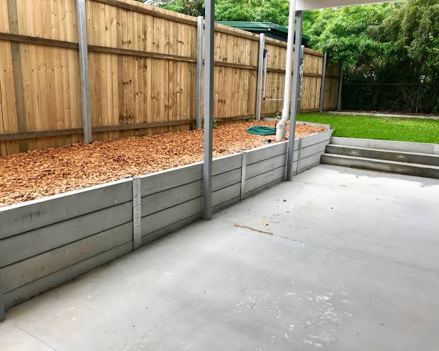 Concrete Sleeper Retaining Walls