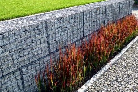 Gabion retaining wall construction process