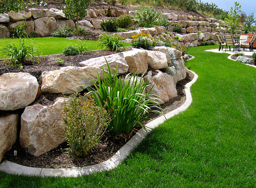 Natural Stone Retaining Walls